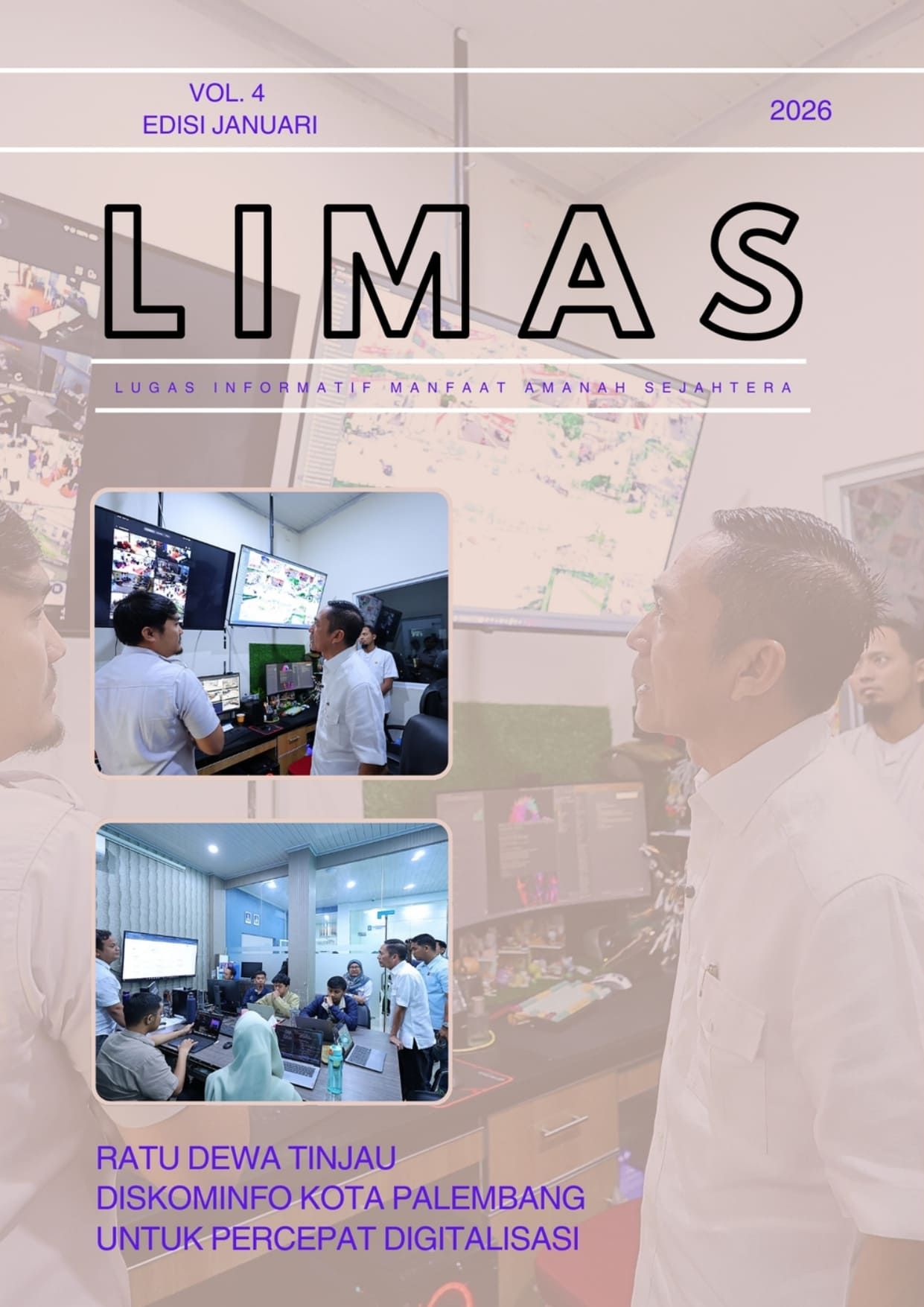 Majalah Bulanan Dinas Kominfo Palembang Edisi Januari 2026